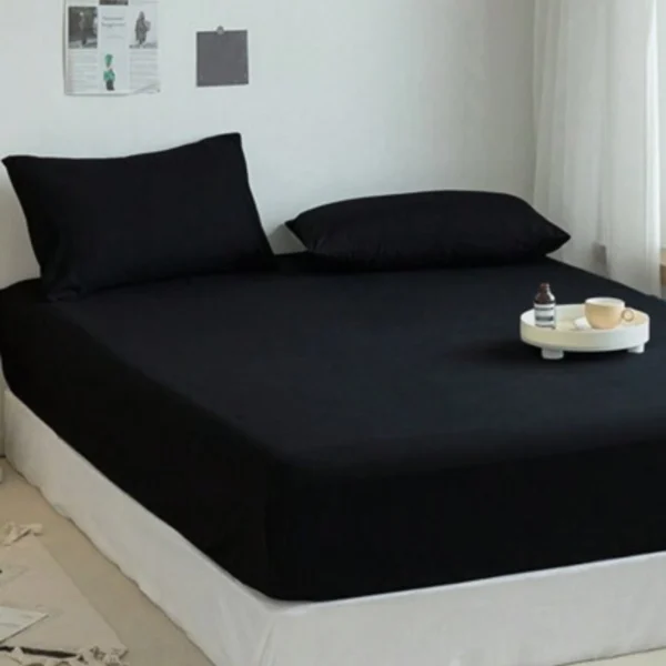 Kit Jogo Lençol Premium Cama Casal 3 Peças Com Elástico e Fronhas - Imagem 3