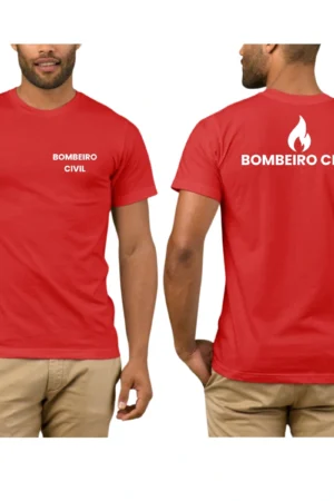 Camiseta Bombeiro Civil Uniforme