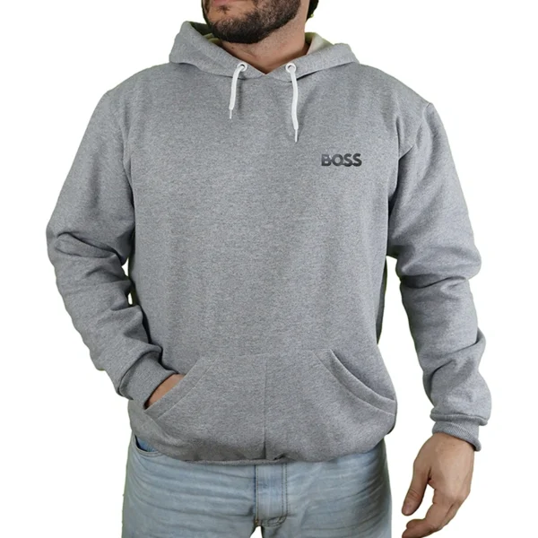 Blusa Moletom Hugo Boss Logo Com Capuz Premium - Imagem 2