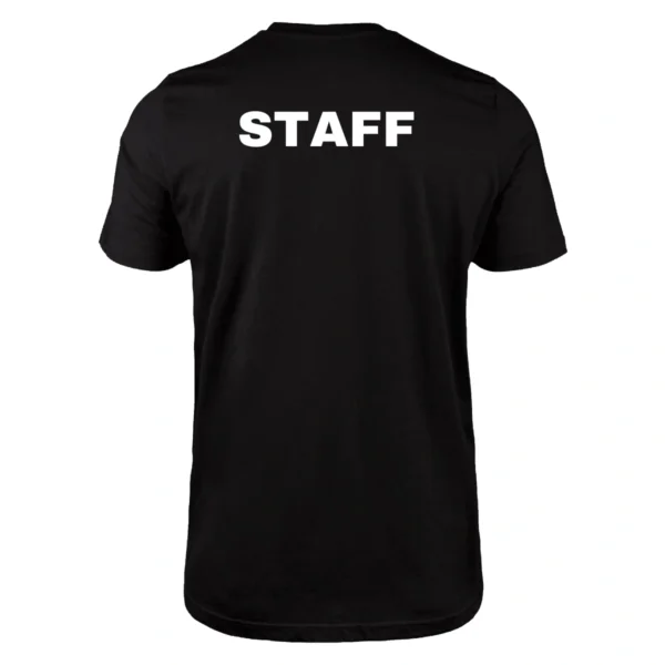 Camiseta Staff Uniforme Preto ou Branco - Imagem 4