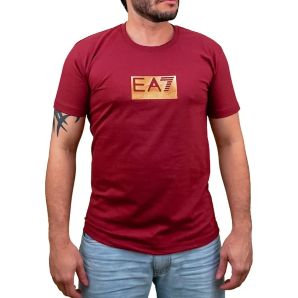 Camiseta Masculina Emporio Armani EA7 Golden Premium - Imagem 10