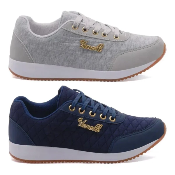 Kit 2 Tênis Feminino Casual Versátil - Imagem 3