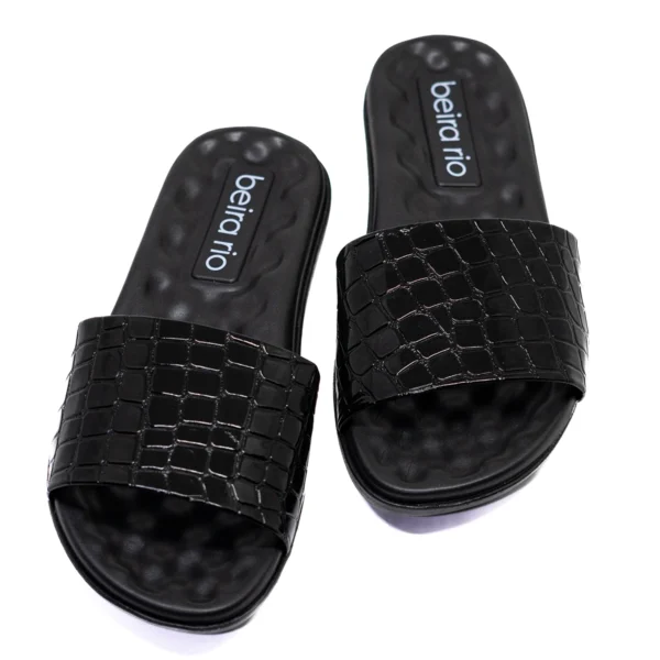 Sandália Feminina Slide Flat Beira Rio - Imagem 25