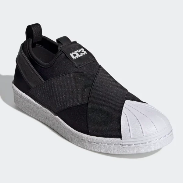 Tênis Feminino Slip-On Elástico Preto - Imagem 3