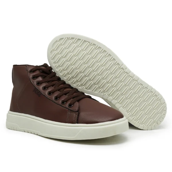 Tênis Masculino Cano Médio Casual Hugo Boss - Imagem 6