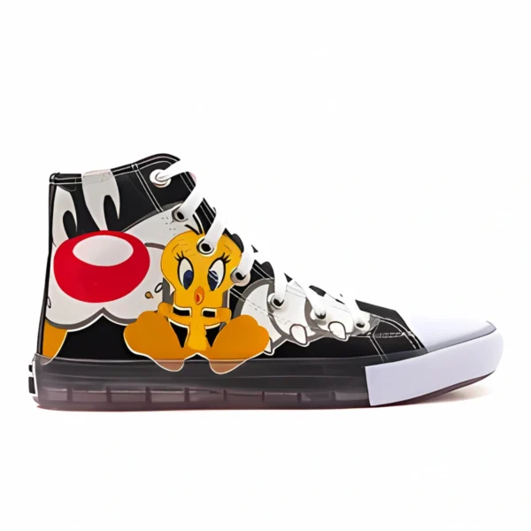 Tênis All Star Converse Cano Médio Piu Piu e Frajola - Imagem 2