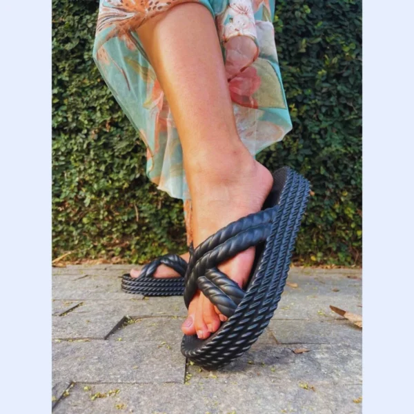 Chinelo Feminino Trançado Nuvem - Imagem 2