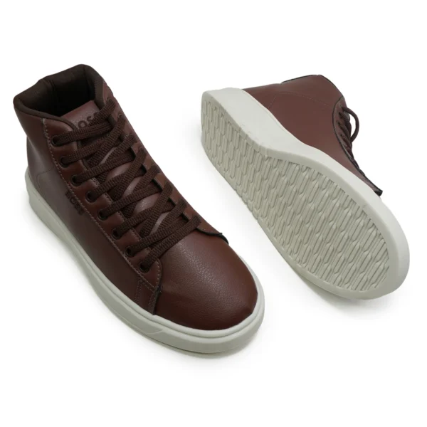 Tênis Masculino Cano Médio Casual Hugo Boss - Imagem 5