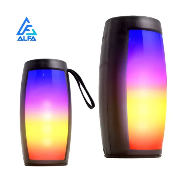 Caixinha De Som Amplificada Bluetooth LED RGB Cartão SD Radio Fm USB - Imagem 8