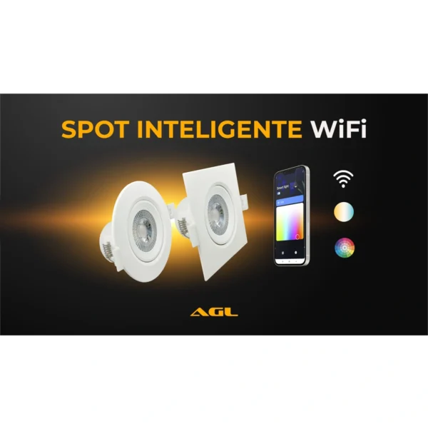 SPOT INTELIGENTE WIFI COLOR REDONDO - Imagem 5