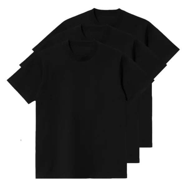 Kit 3 Camisetas Masculina Oversized Básica 100% Algodão Premium Alta Qualidade - Imagem 8