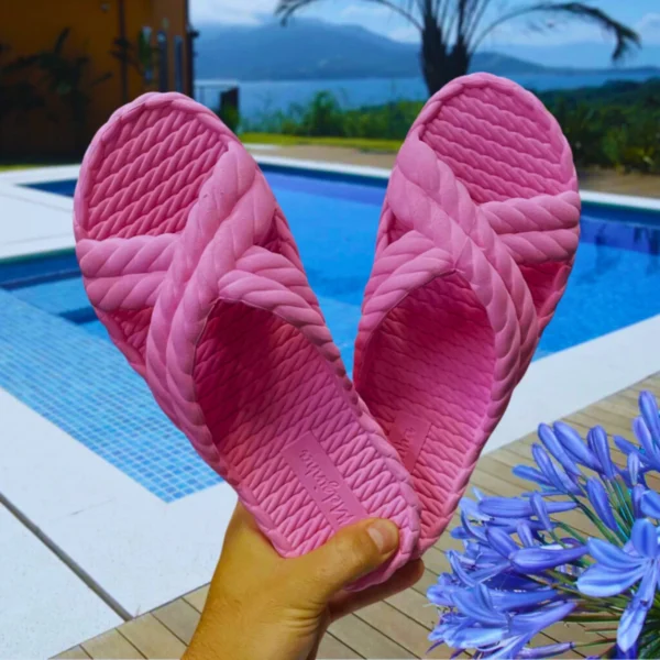 Chinelo Feminino Trançado Nuvem - Imagem 14