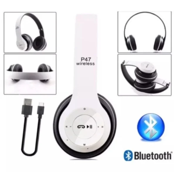 Fone de Ouvido Bluetooth Headphone P47 - Imagem 10