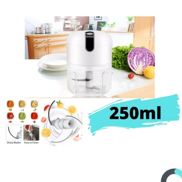 Mini Processador de Alimentos Elétrico Triturador - Imagem 4