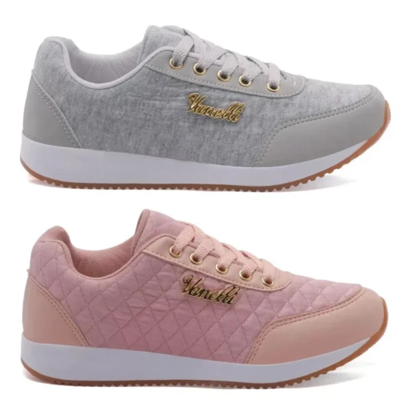 Kit 2 Tênis Feminino Casual Versátil - Imagem 5