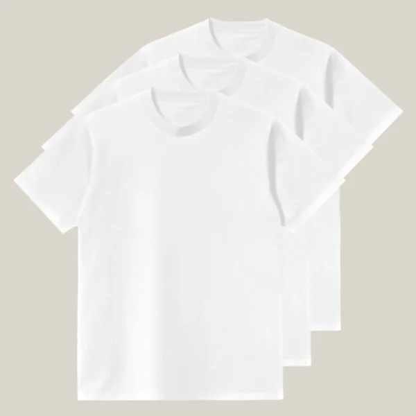 Kit 3 Camisetas Masculina Oversized Básica 100% Algodão Premium Alta Qualidade - Imagem 14
