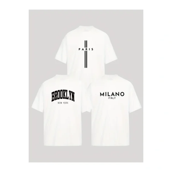 Kit 3 Camisetas Masculina Sortidas 100% Algodão Premium - Imagem 20