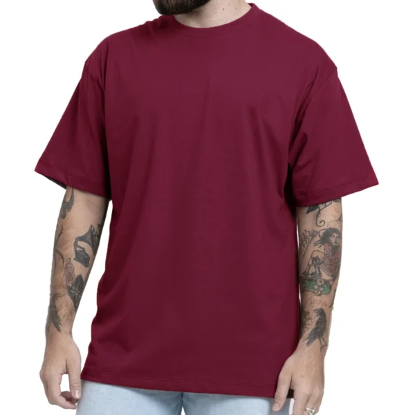 Kit 3 Camisetas Masculina Oversized Básica 100% Algodão Premium Alta Qualidade - Imagem 21
