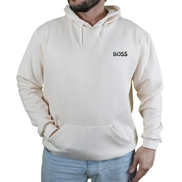 Blusa Moletom Hugo Boss Logo Com Capuz Premium - Imagem 11