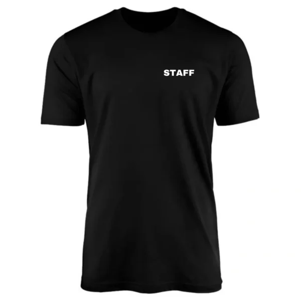 Camiseta Staff Uniforme Preto ou Branco - Imagem 3