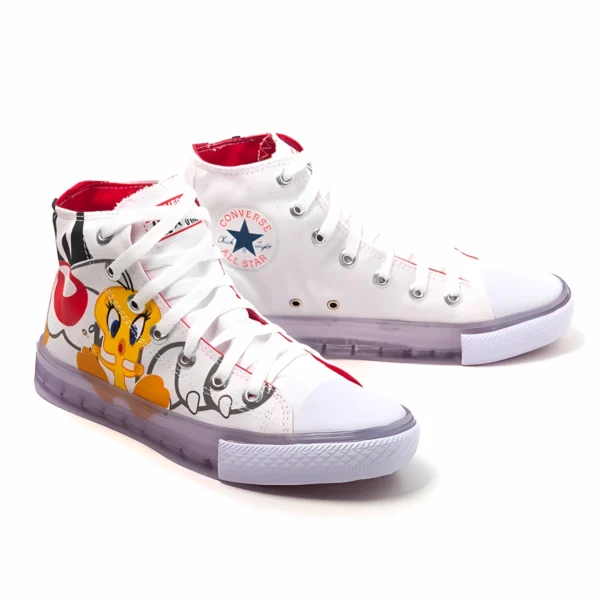 Tênis All Star Converse Cano Médio Piu Piu e Frajola - Imagem 9