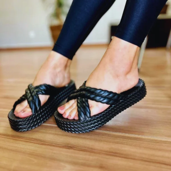 Chinelo Feminino Trançado Nuvem - Imagem 3
