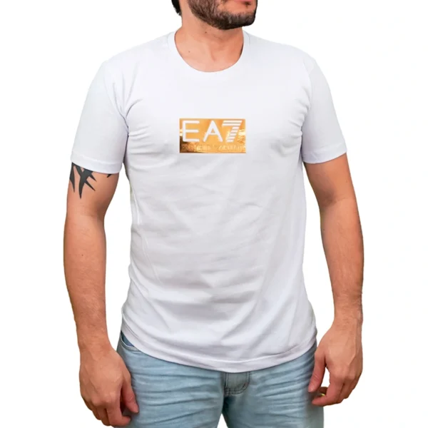 Camiseta Masculina Emporio Armani EA7 Golden Premium - Imagem 14