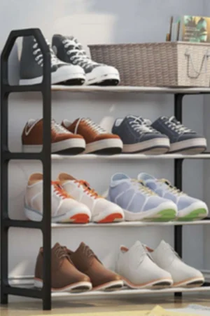 Sapateira 4 andares Organizador de Sapatos Tênis 8 Pares Desmontável Move