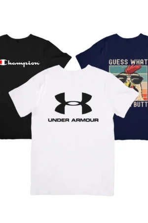 Kit 3 Camisetas Masculina Sortidas
