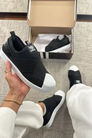 Tênis adidas Originals Superstar Slip On Preto