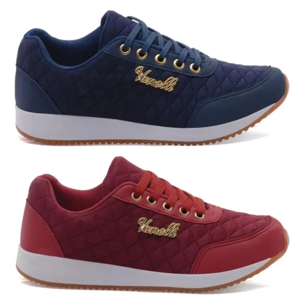 Kit 2 Tênis Feminino Casual Versátil - Imagem 4