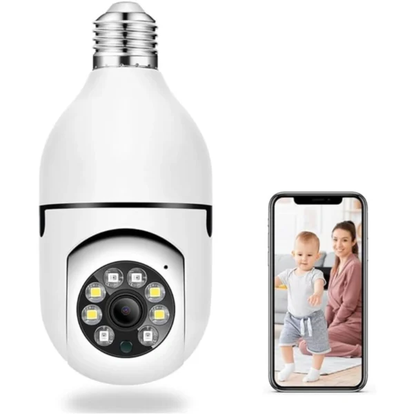 Câmera de Segurança giratória 360º WiFi 1080P - Imagem 2