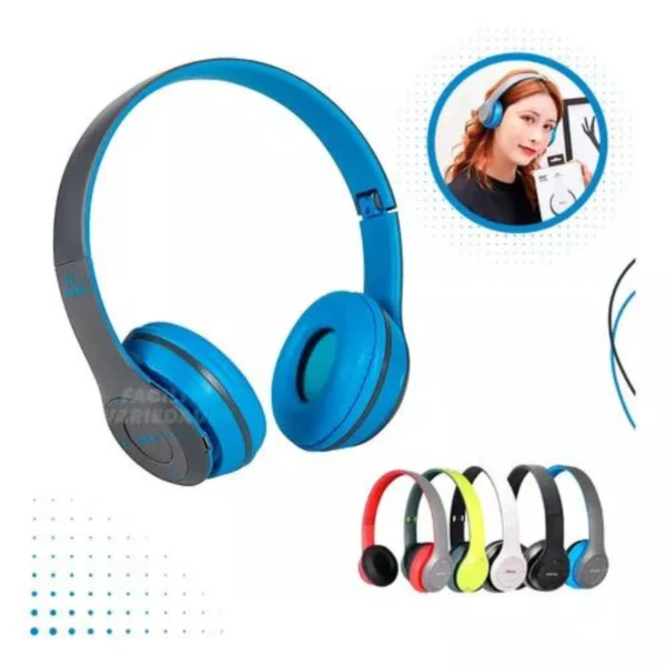 Fone de Ouvido Bluetooth Headphone P47 - Imagem 5