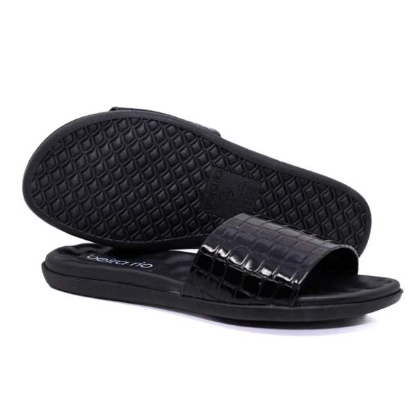 Sandália Feminina Slide Flat Beira Rio - Imagem 23