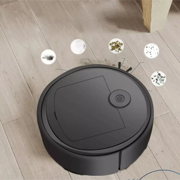 Mini Aspirador De Pó Robô Automático Inteligente Doméstico E Recarregável - Imagem 6