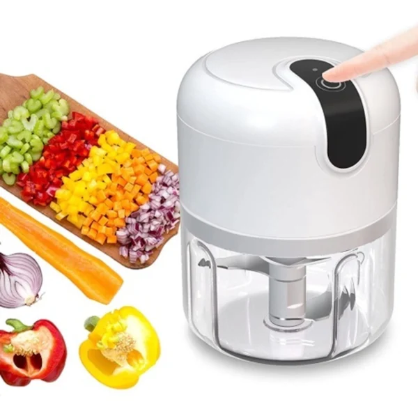 Mini Processador de Alimentos Elétrico Triturador - Imagem 2