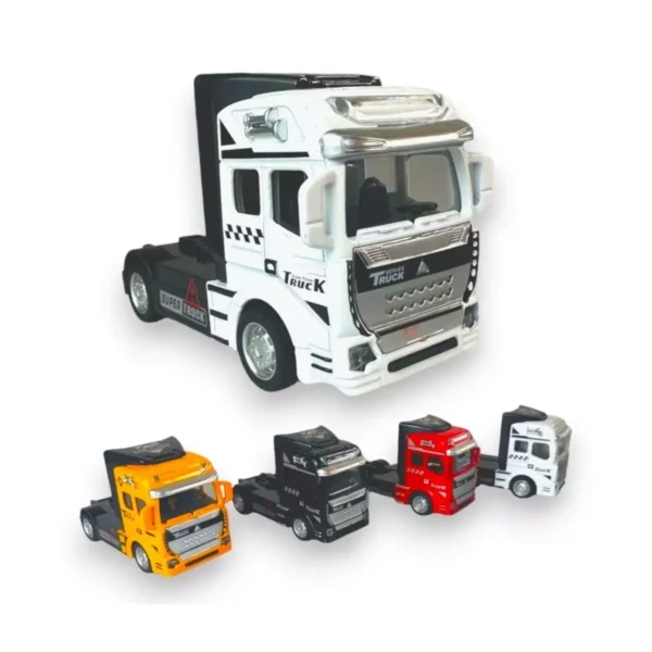 Miniatura Caminhão Carreta Carroceria de Ferro Fricção - Imagem 4