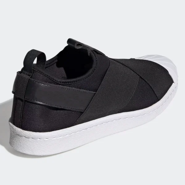 Tênis Feminino Slip-On Elástico Preto - Imagem 6