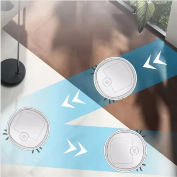 Mini Aspirador De Pó Robô Automático Inteligente Doméstico E Recarregável - Imagem 5