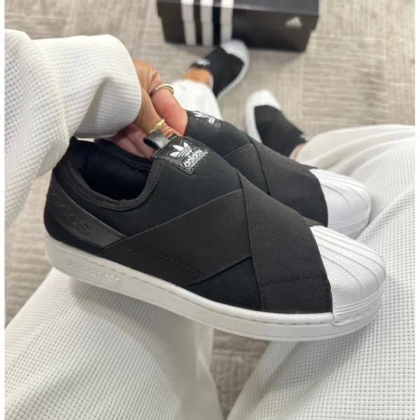 Tênis adidas Originals Superstar Slip On Preto - Imagem 4